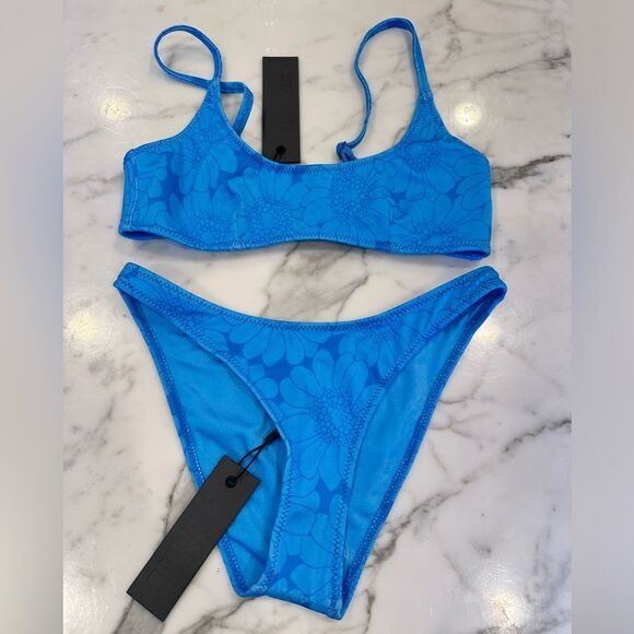 TRIANGL CHEEKY RINA - OCEAN FLORAL NO BAG NEW WITH TAGS - Picture 9 of 9